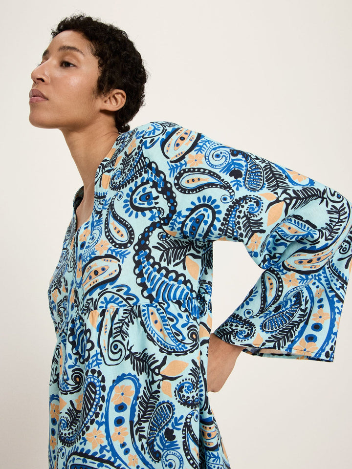 Kleid GOTS Print Paisley Mint – LANIUS – Zweiblatt 6