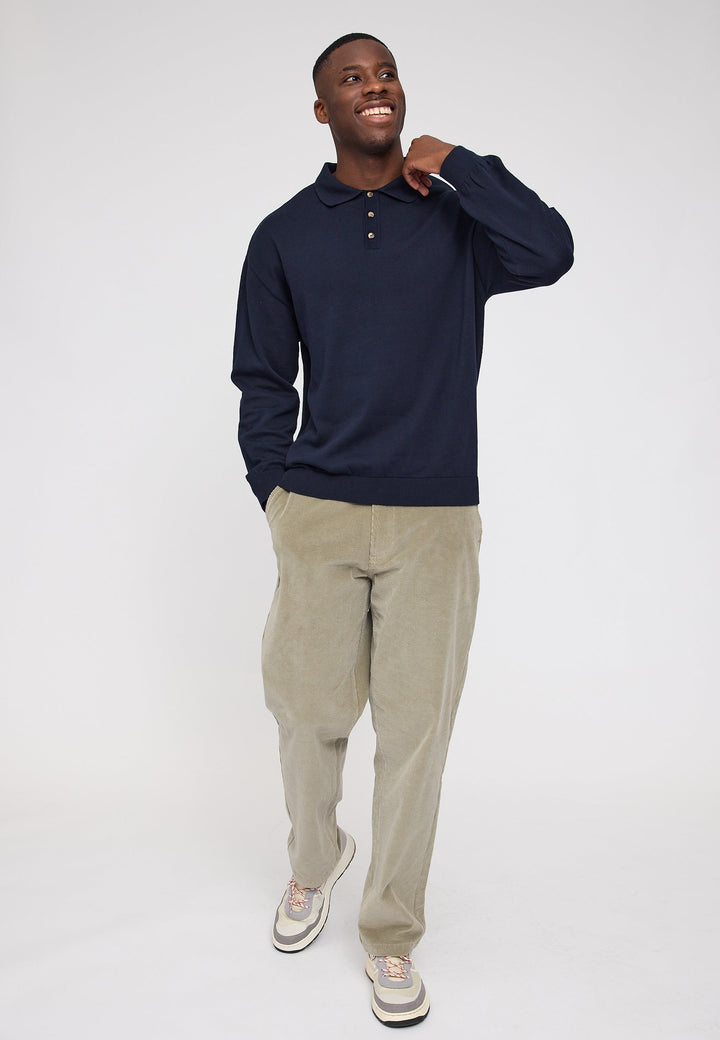 Knit Polo Jumper Indigo von Mazine, Ansicht 5