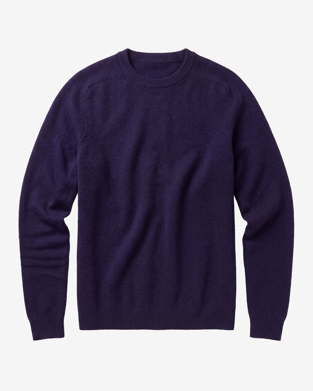 Lambswool Crew Neck Total Eclipse von KnowledgeCotton Apparel, dunkelblauer Wollpullover