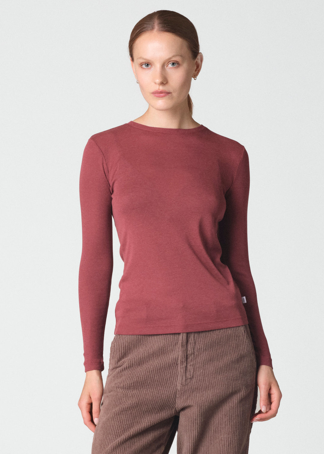 Langarmshirt Selma Burgundy von Klitmøller Collective Hauptbild