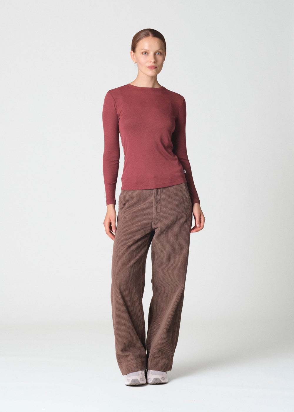 Langarmshirt Selma Burgundy von Klitmøller Collective Ansicht 2