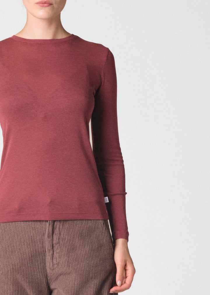 Langarmshirt Selma Burgundy von Klitmøller Collective Ansicht 4