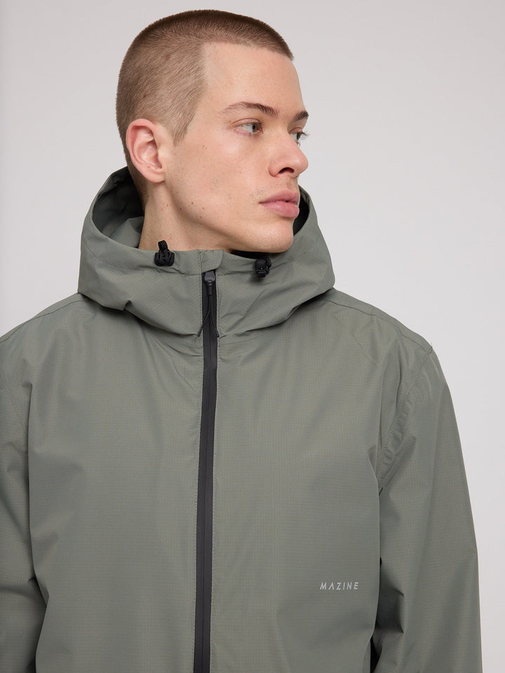 Light Functional Jacket Light Bottle von Mazine Detail Kragen