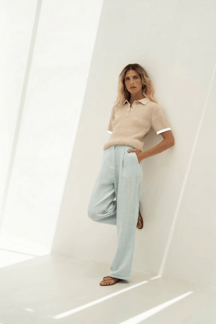 Lilly Cotton Polo Beige – NÄZ – Zweiblatt 4