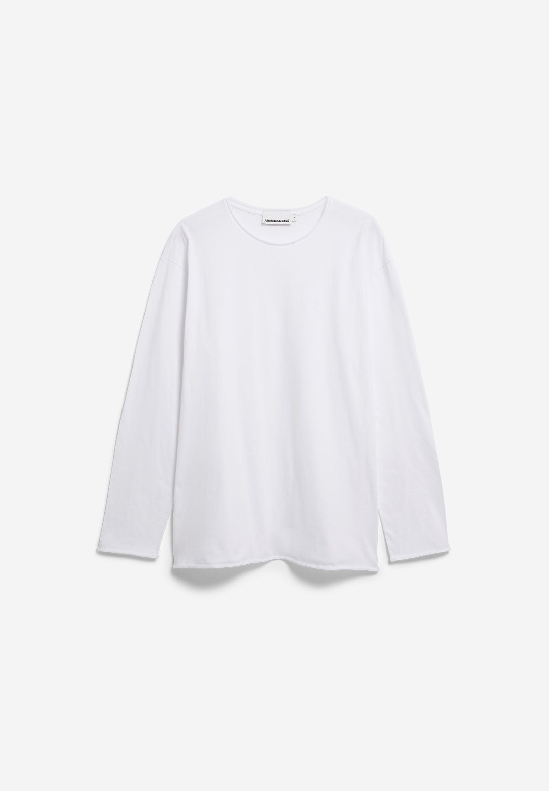 Longsleeve JAAMES BRUSHED in Weiss von ARMEDANGELS, Freisteller
