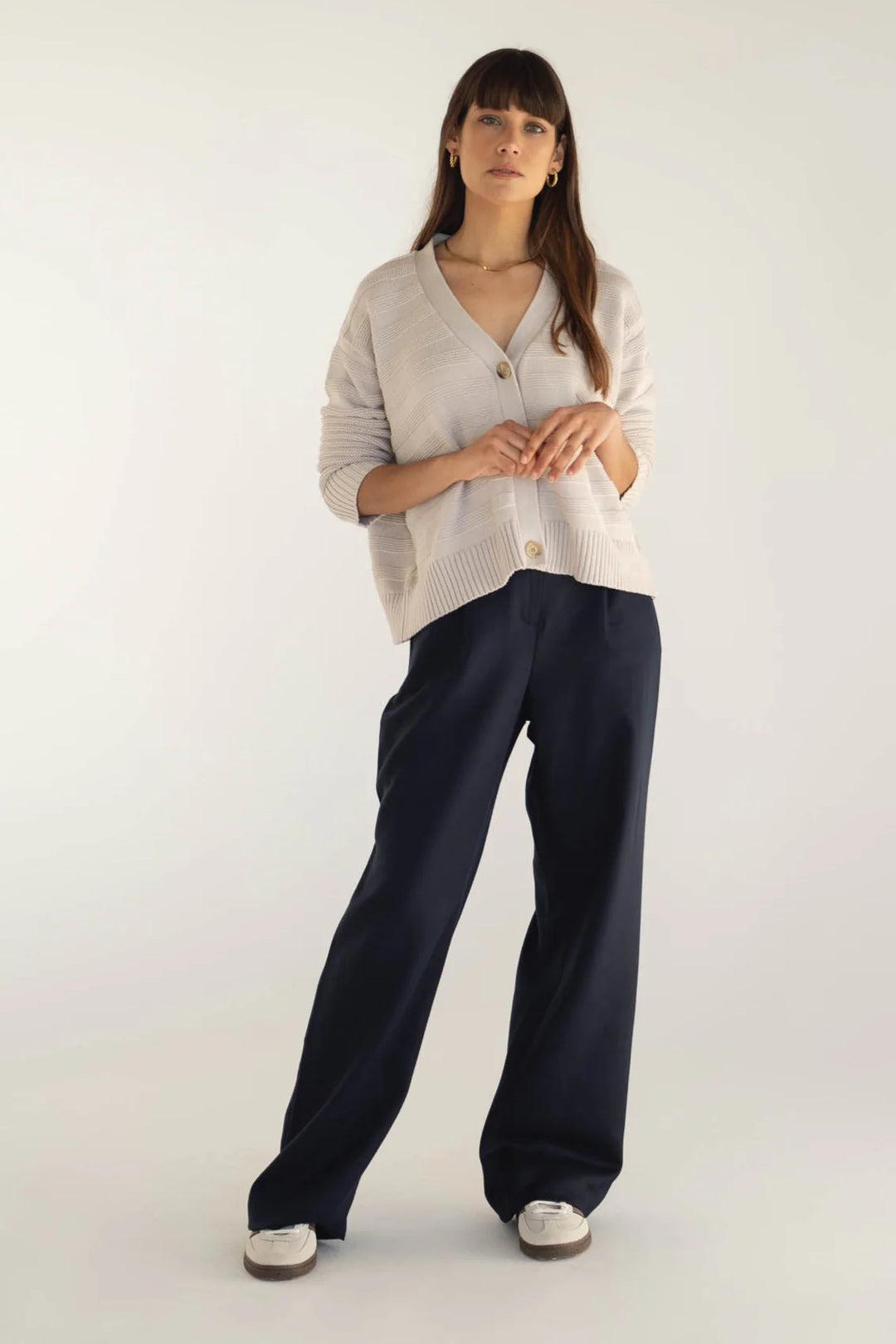 Mara Trousers Wool Navy von Näz 4