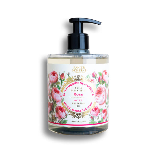 Rosa Marseille-Flüssigseife Rose, Pumpflasche 500 ml