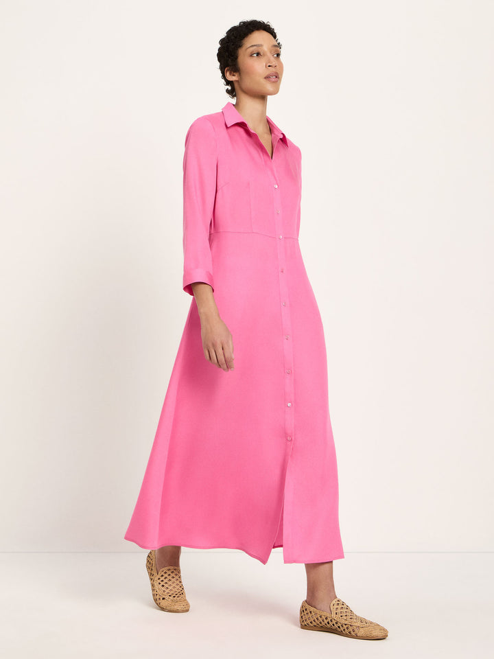 Midikleid aus Tencel Bright Orchid von Lanius