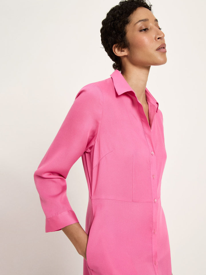 Midikleid aus Tencel Bright Orchid von Lanius