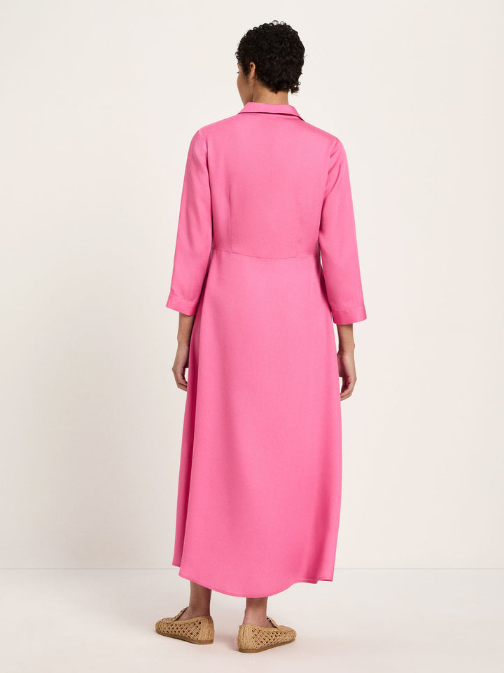 Midikleid aus Tencel Bright Orchid von Lanius
