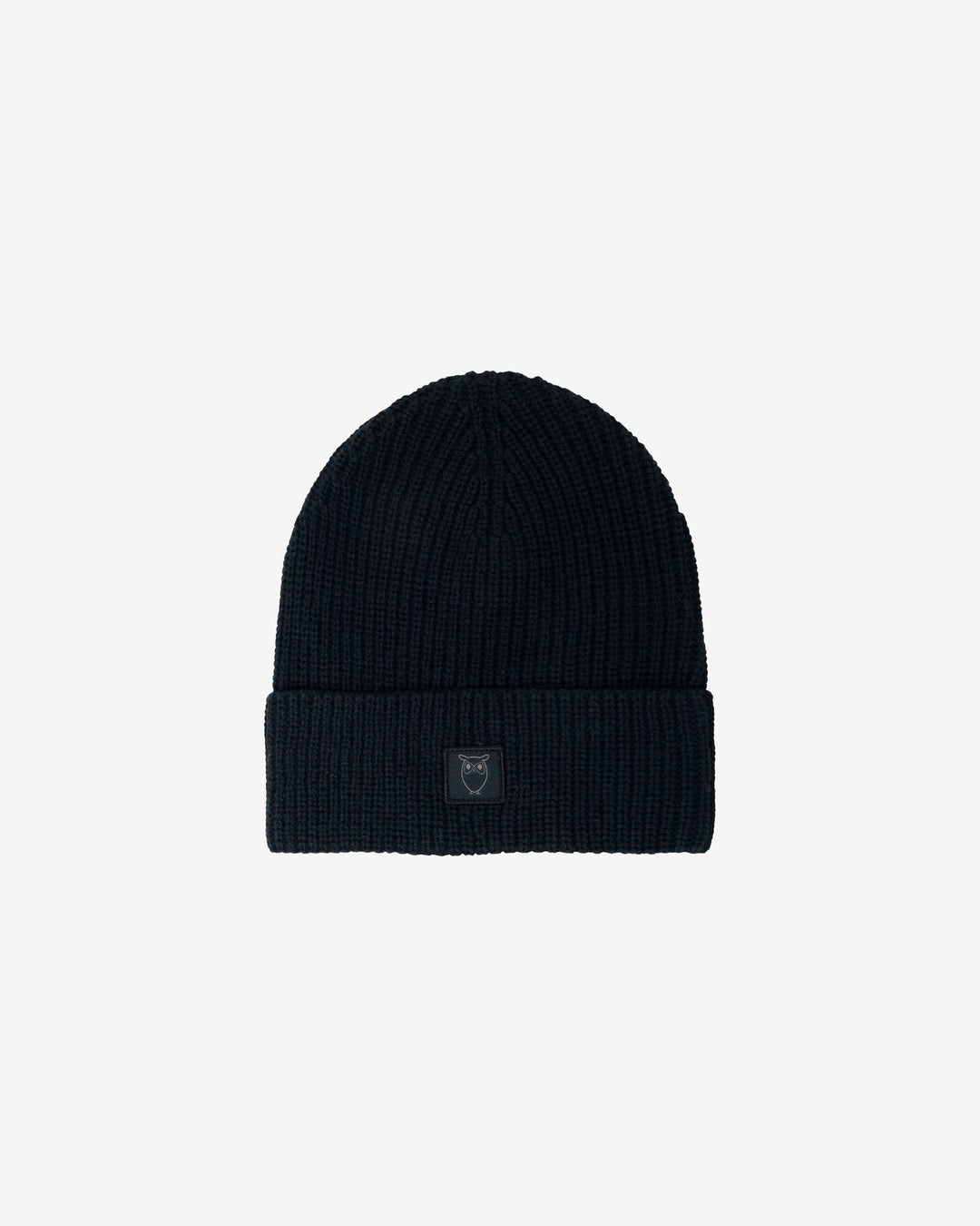 Mütze Cotton Rib Hat black von KnowledgeCotton Apparel – Hauptbild