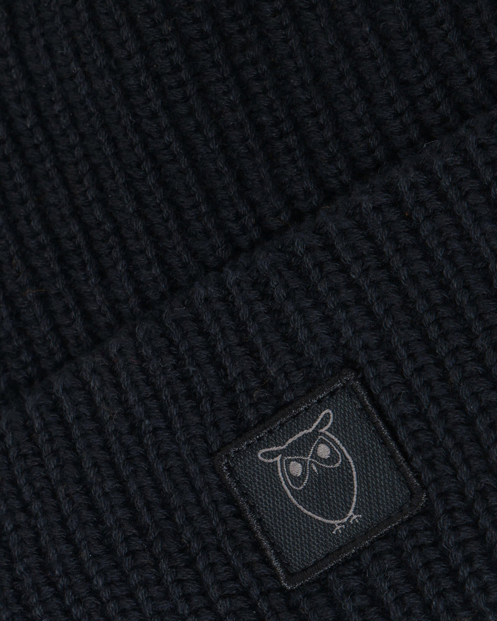 Mütze Cotton Rib Hat black von KnowledgeCotton Apparel – Ansicht 2