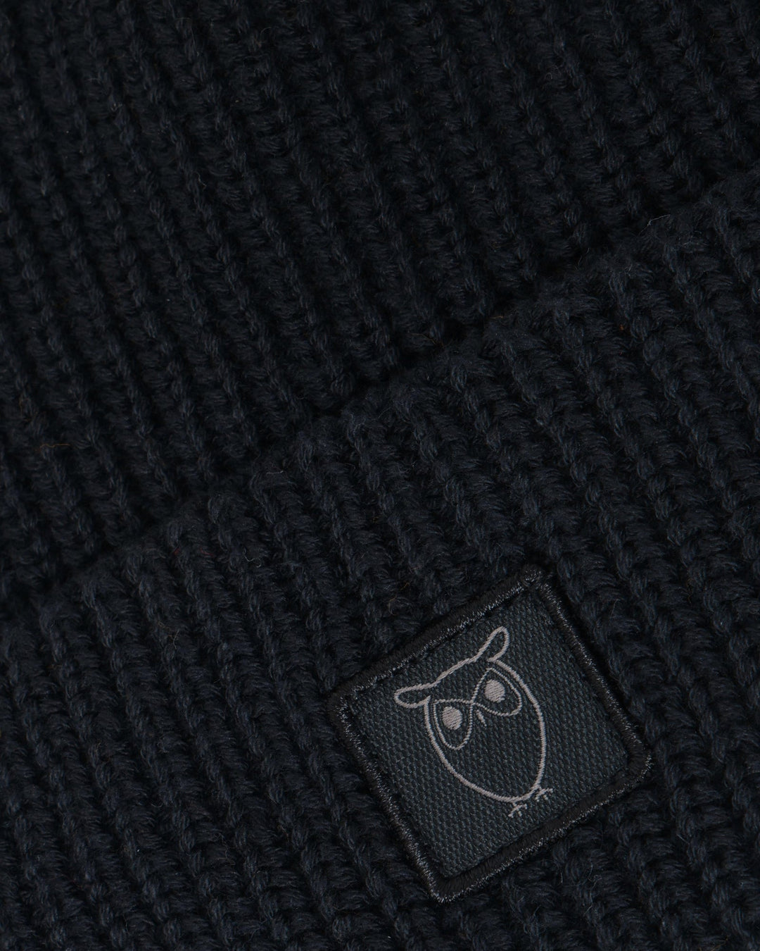 Mütze Cotton Rib Hat black von KnowledgeCotton Apparel – Ansicht 2