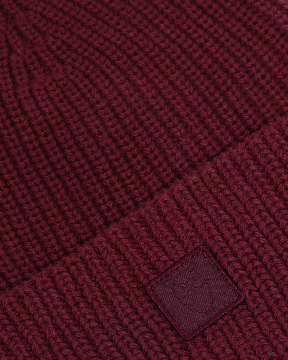 Mütze Cotton Rib Hat bordeaux von KnowledgeCotton Apparel – Ansicht 2