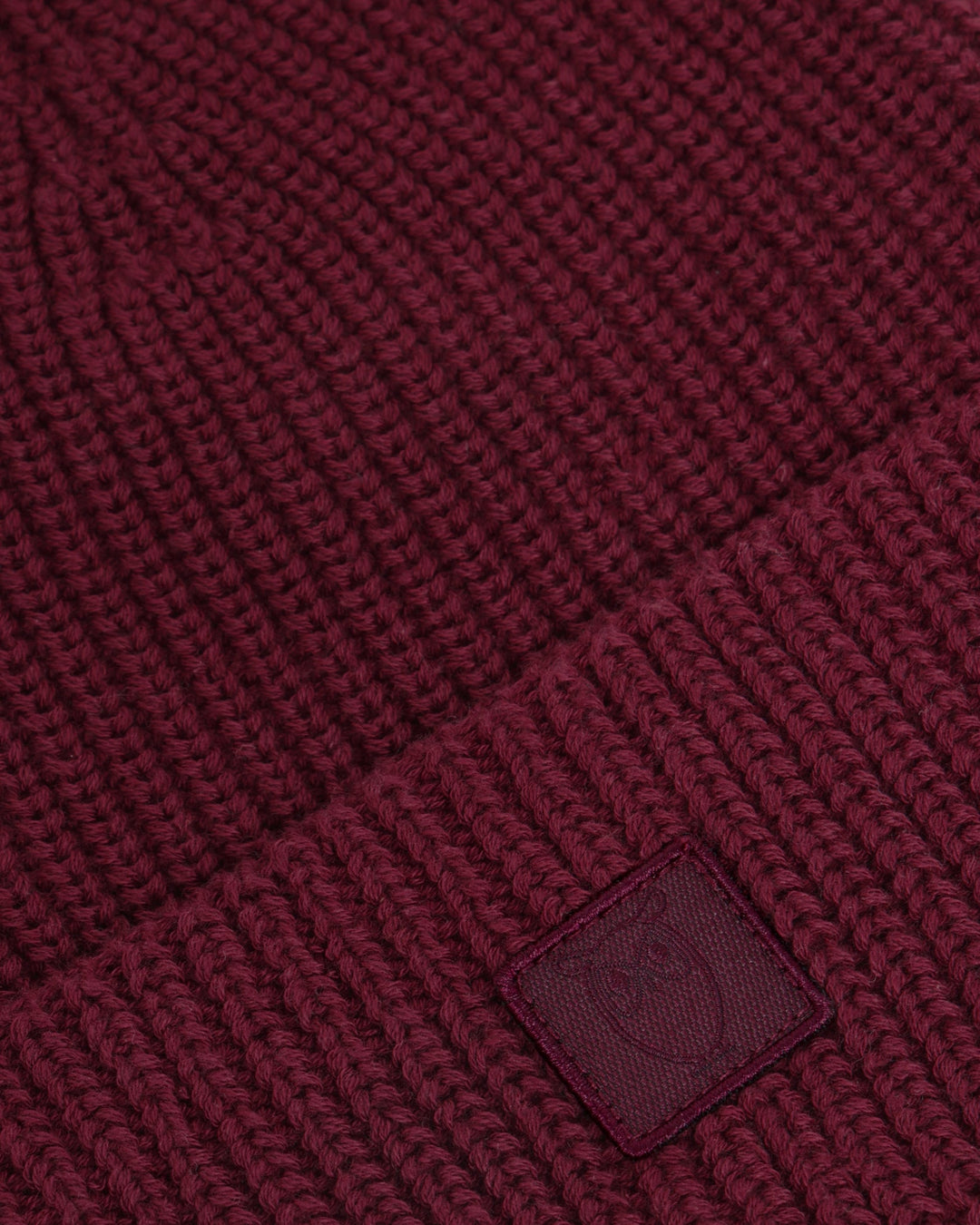 Mütze Cotton Rib Hat bordeaux von KnowledgeCotton Apparel – Ansicht 2