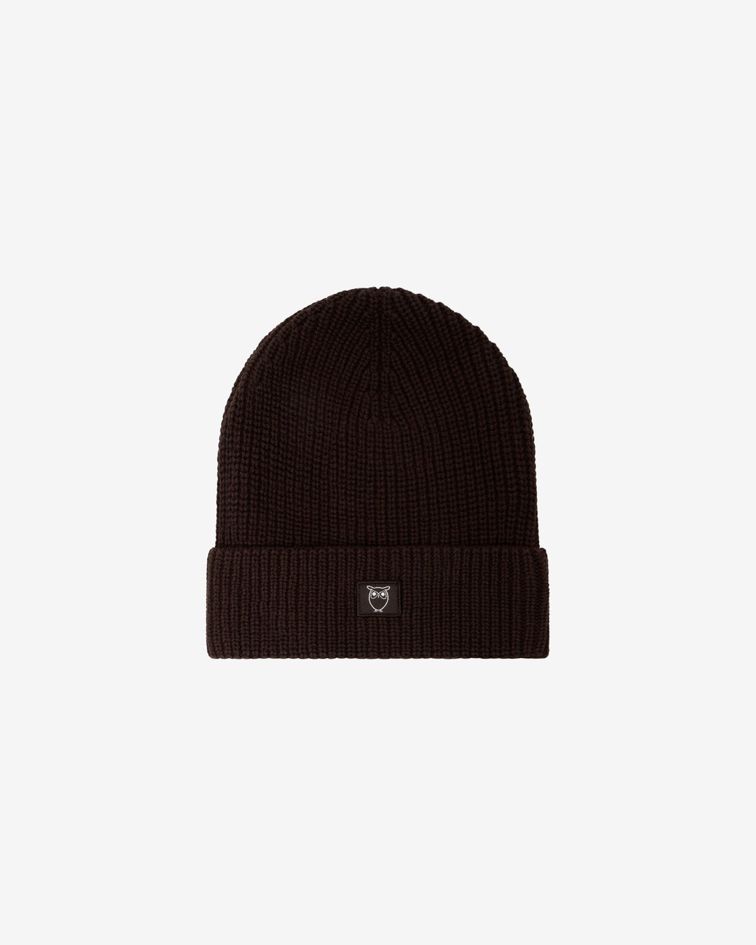 Mütze Cotton Rib Hat brown von KnowledgeCotton Apparel – Hauptbild
