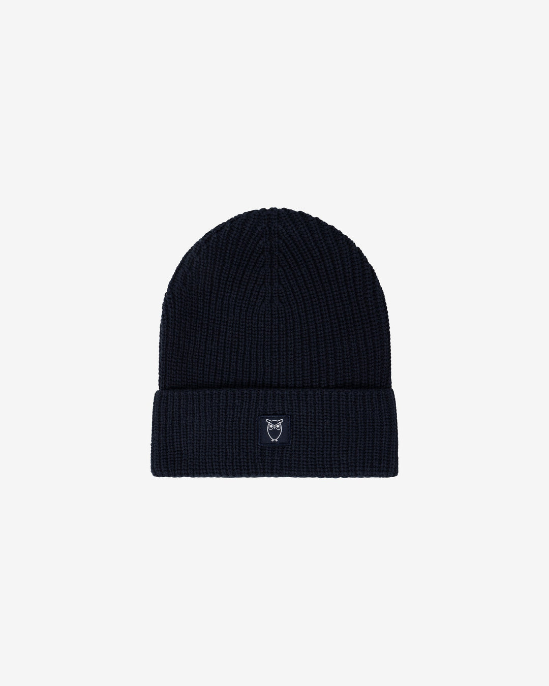 Mütze Cotton Rib Hat navy von KnowledgeCotton Apparel – Hauptbild