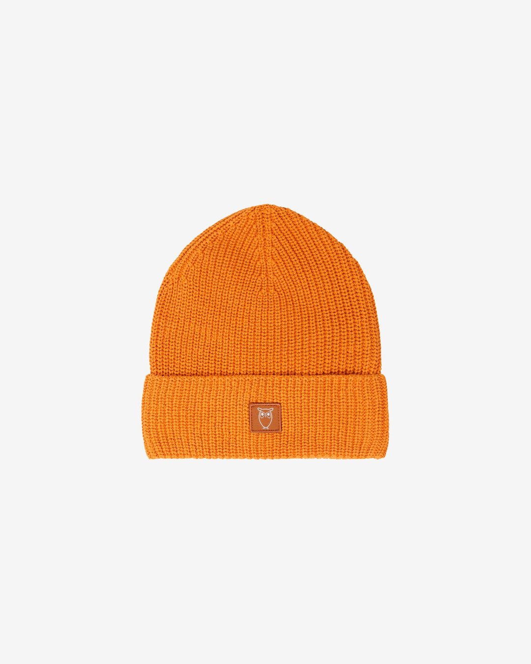 Mütze Cotton Rib Hat orange von KnowledgeCotton Apparel – Hauptbild