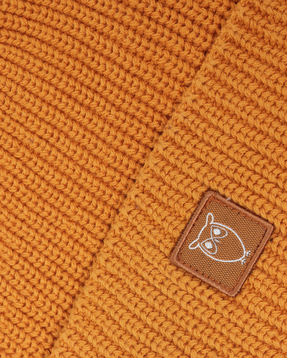 Mütze Cotton Rib Hat orange von KnowledgeCotton Apparel – Ansicht 2