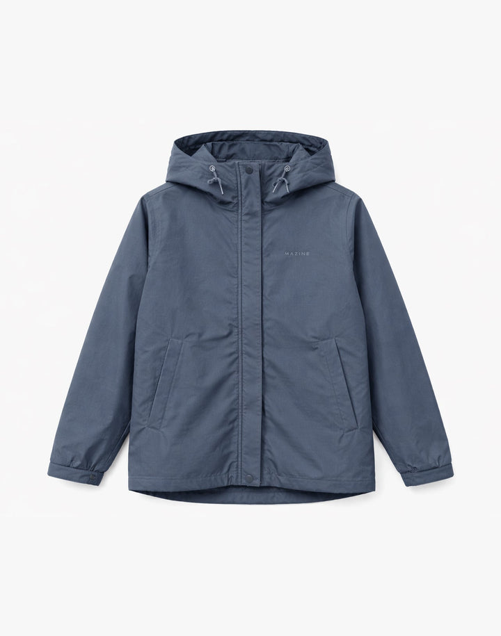 Natural Rain Jacket Sea Blue von Mazine freigestellt