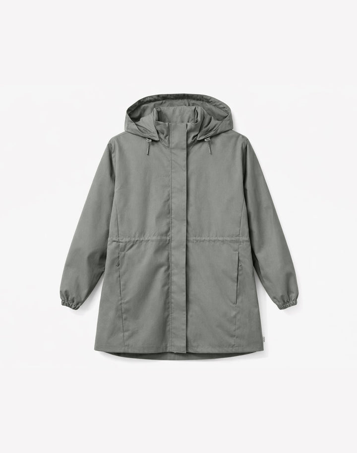 Natural Rain Parka Light Bottle von Mazine freigestellt