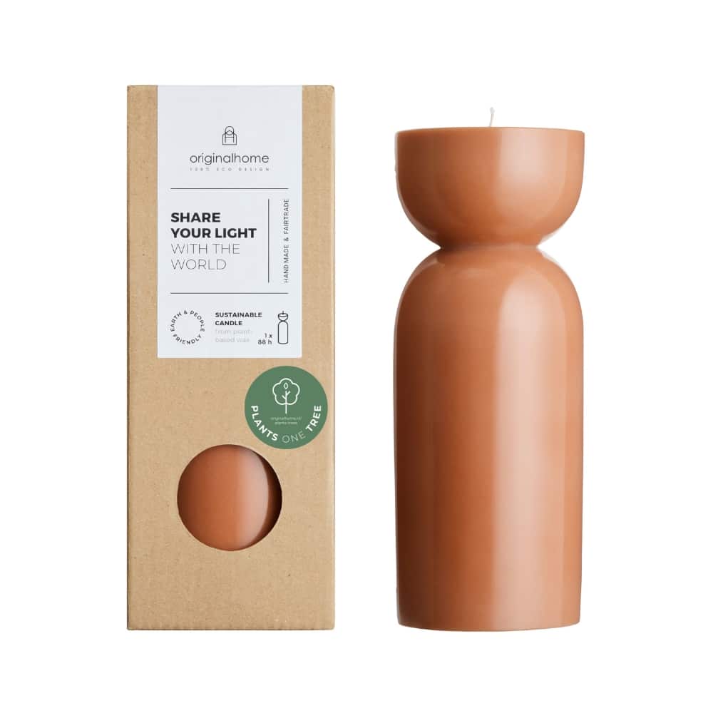 Organic Kerze M Cognac von Originalhome