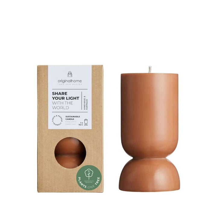 Organic Kerze S Cognac von Originalhome