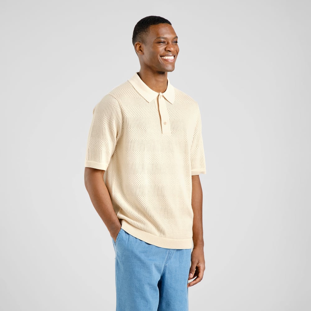 Polo Knitted Nogersund Vanilla White – Dedicated – Zweiblatt 4