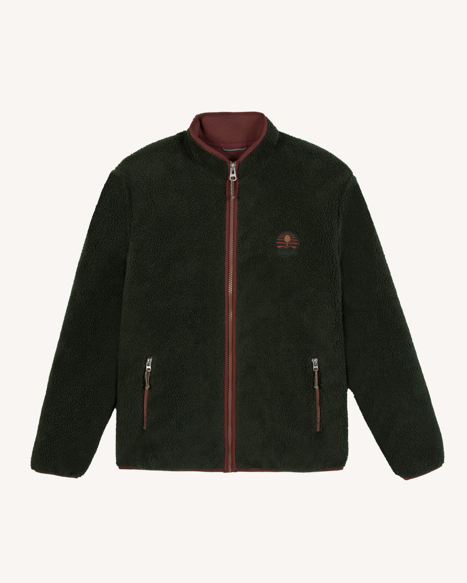 Fleecejacke Senonche Knit Green von Faguo 2