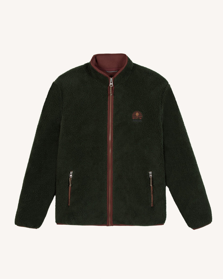 Fleecejacke Senonche Knit Green von Faguo 2