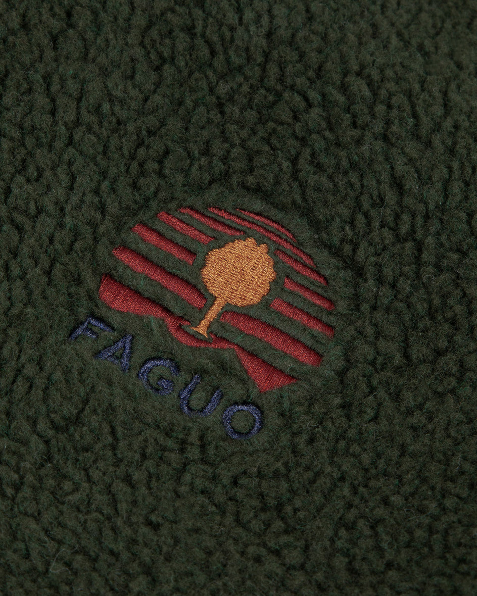 Fleecejacke Senonche Knit Green von Faguo 4