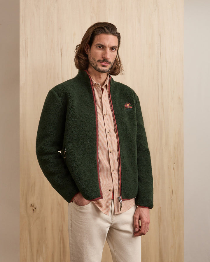 Fleecejacke Senonche Knit Green von Faguo 5