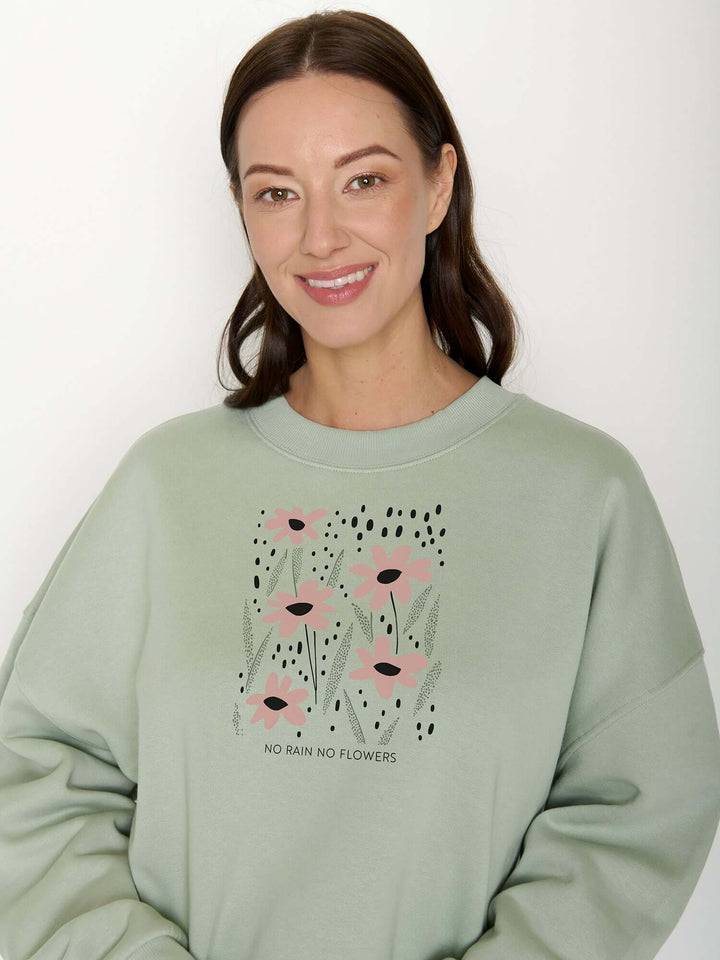 Pullover No Rain Core Muted Mint – Greenbomb – Zweiblatt 2