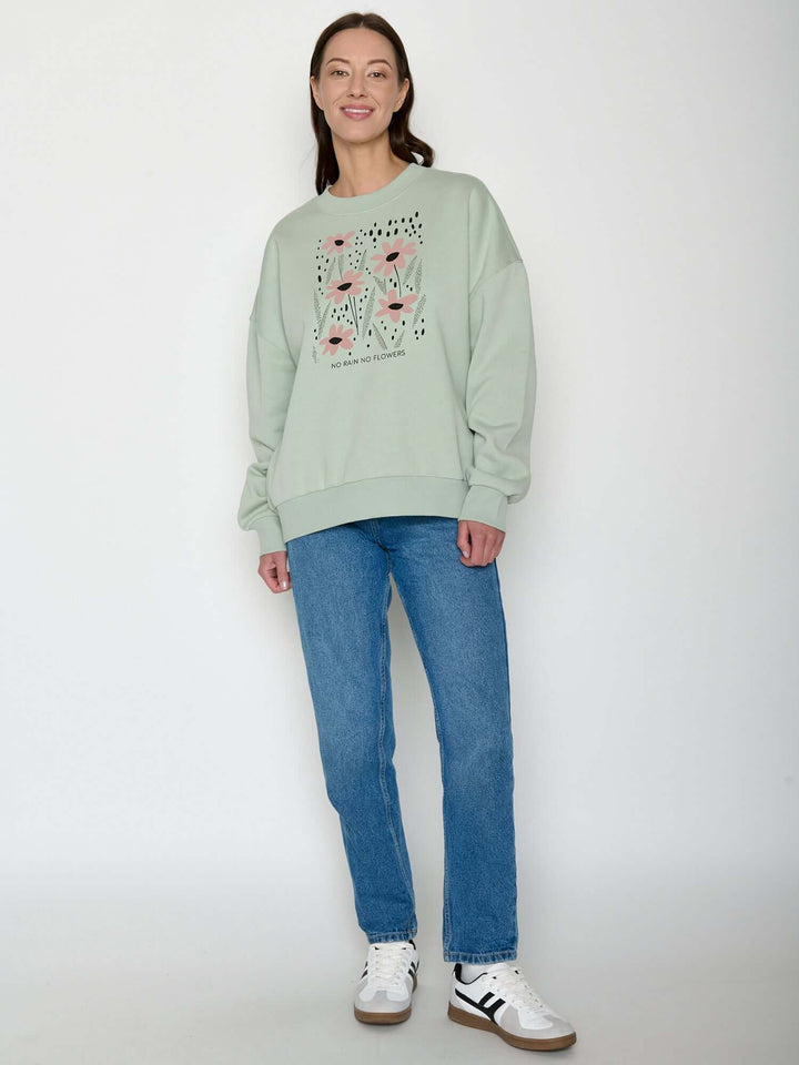 Pullover No Rain Core Muted Mint – Greenbomb – Zweiblatt 3