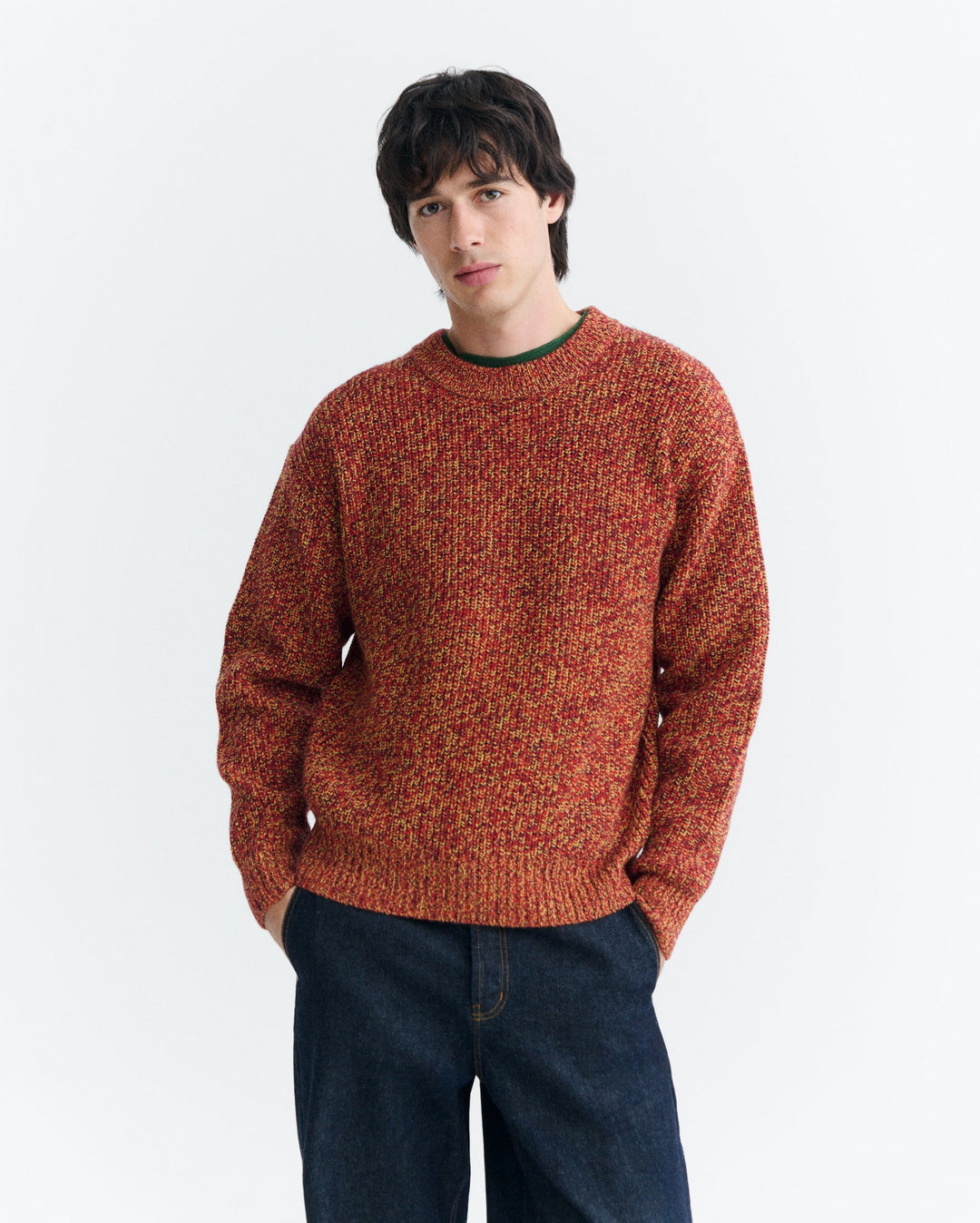 Pullover Santos von Thinking MU, Vorderansicht am Model