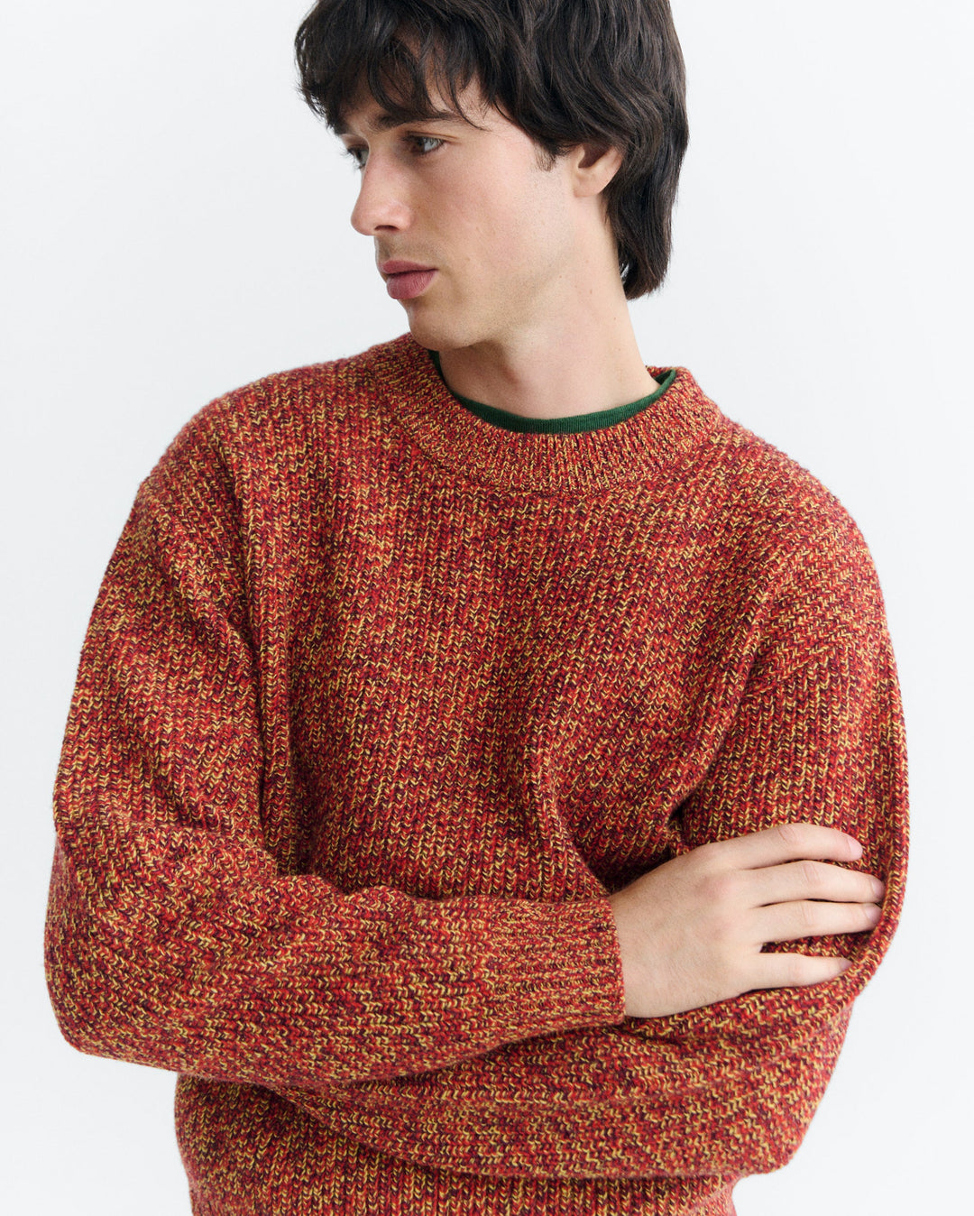 Pullover Santos von Thinking MU, Nahaufnahme am Model