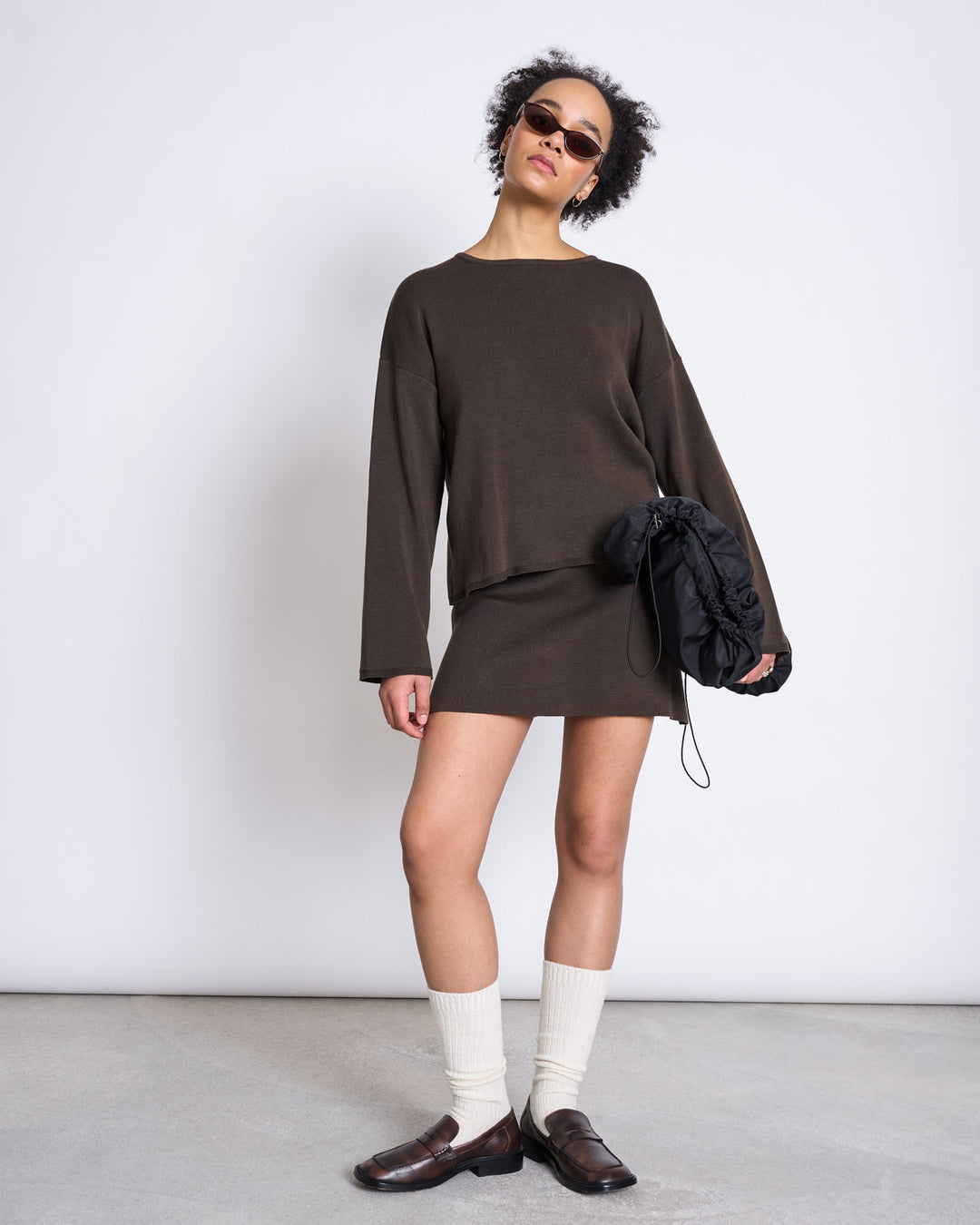 Pullover Light Knit Jumper Williamsburg Mud von JAN 'N JUNE
