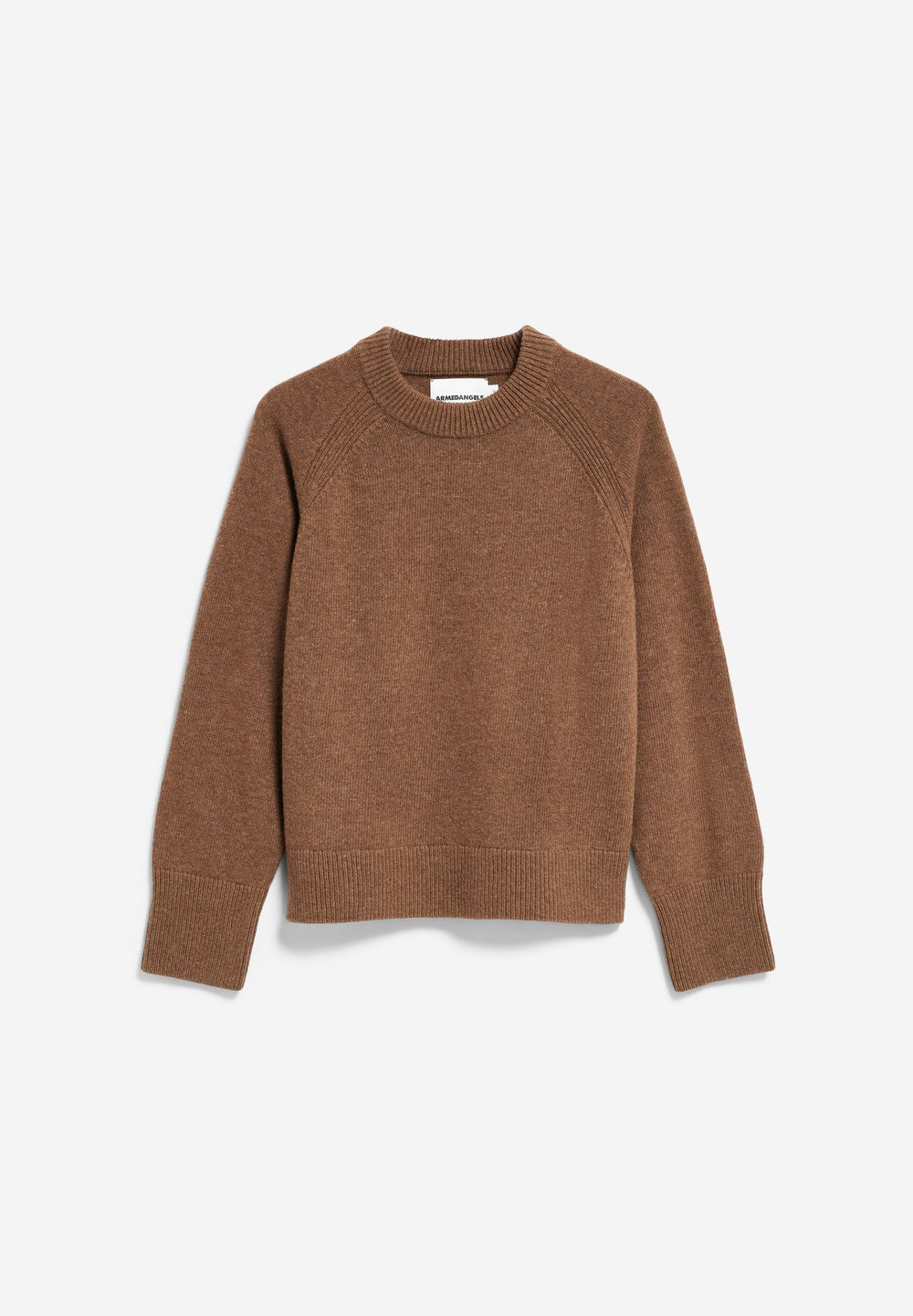 Pullover Woll-Strick Claystone Melange von Armedangels freigestellt
