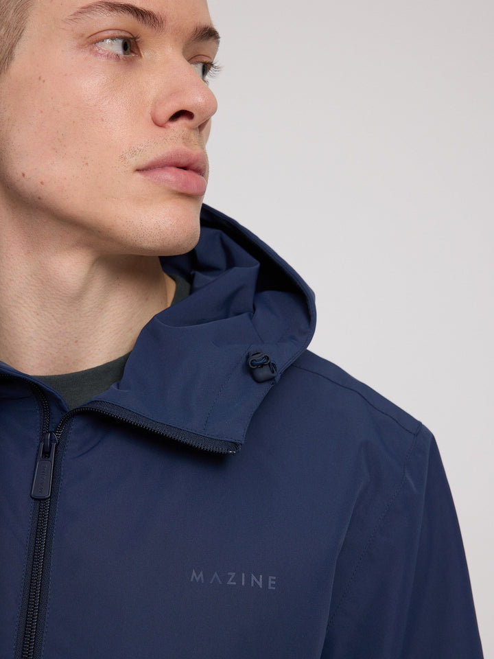 Rain Blouson Mood Blue von Mazine Detail Kragen