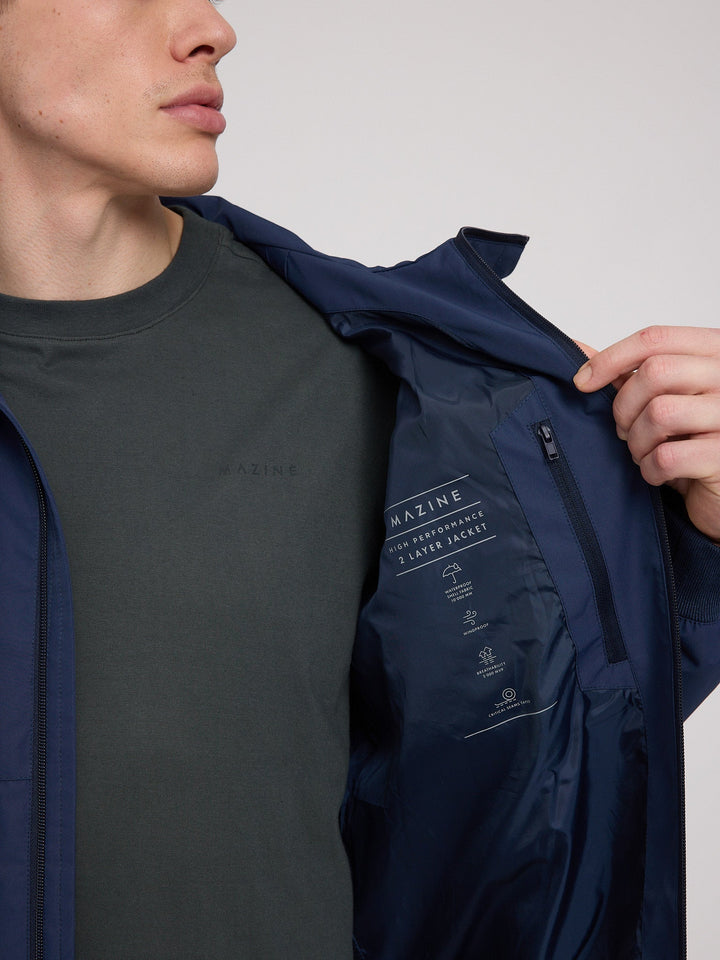 Rain Blouson Mood Blue von Mazine Detail Innenseite