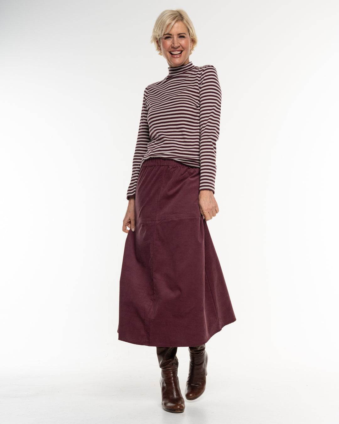 Ringel Turtleneck Port von Alma & Lovis am Model