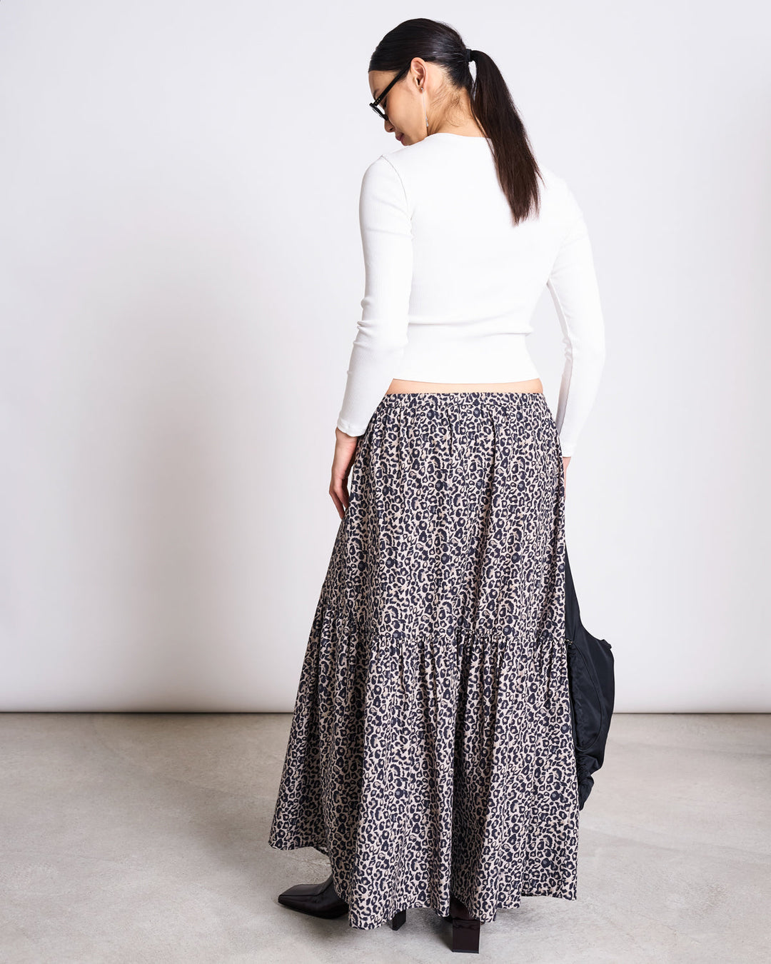 Rock Tiered Maxi Skirt Alca Leo Print – JAN 'N JUNE – Zweiblatt 2