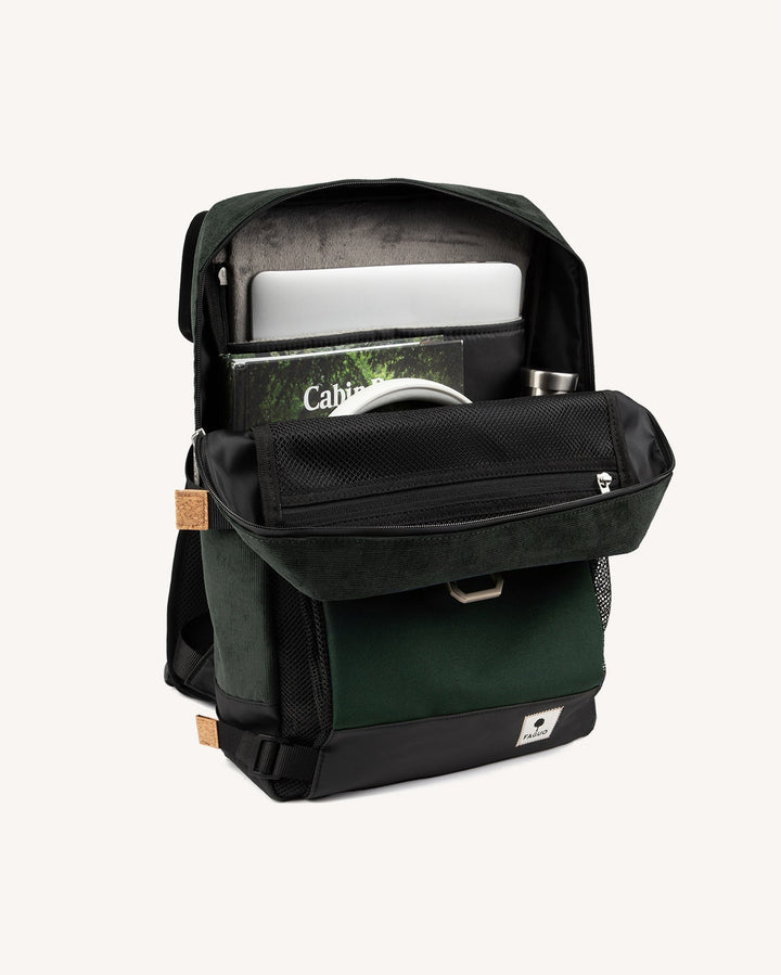 Rucksack Commuter 2.0 Dunkelgrün von Faguo Detailansicht