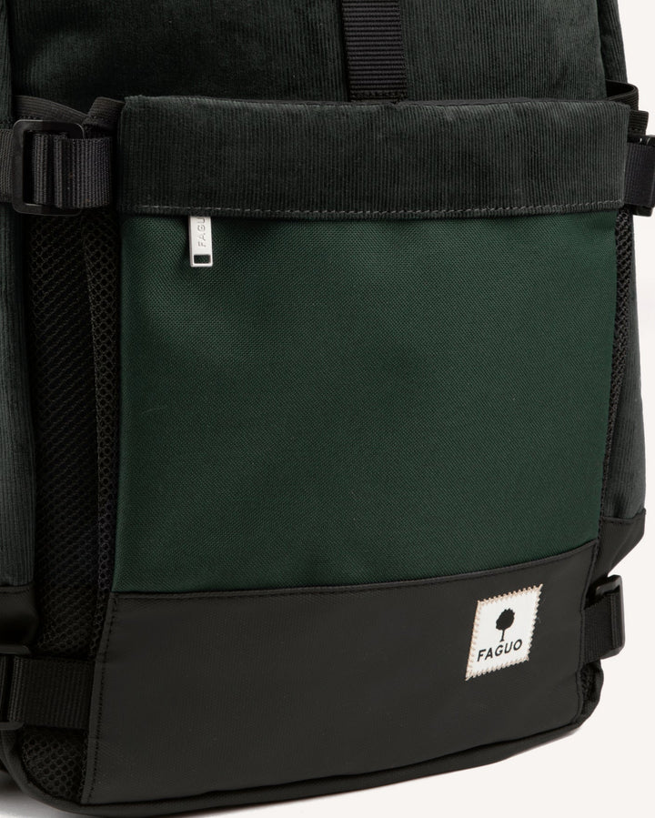 Rucksack Commuter 2.0 Dunkelgrün von Faguo Detailansicht