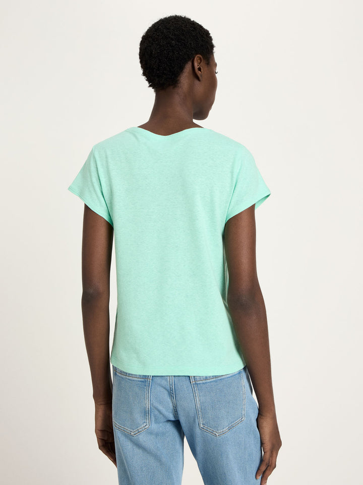 Shirt mit tiefem Ausschnitt OCS Jelly Mint von Lanius