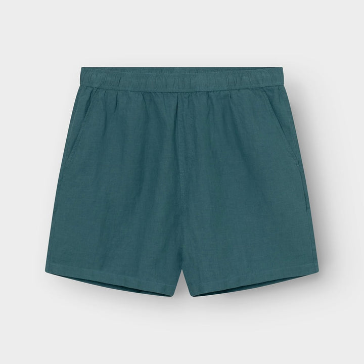 Shorts Sibbarp Linen Mediterranea Green – Dedicated – Zweiblatt 2