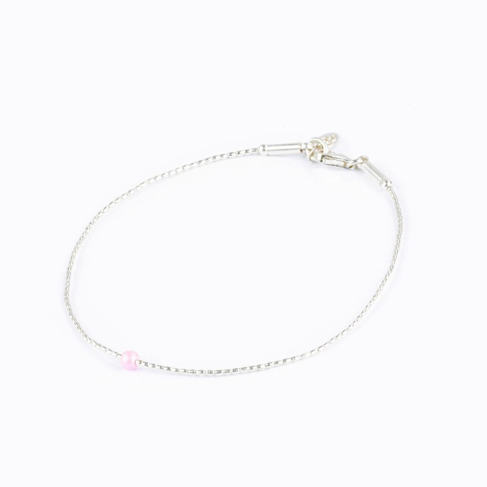 Armband Karen Silber Rosa von UMIWI