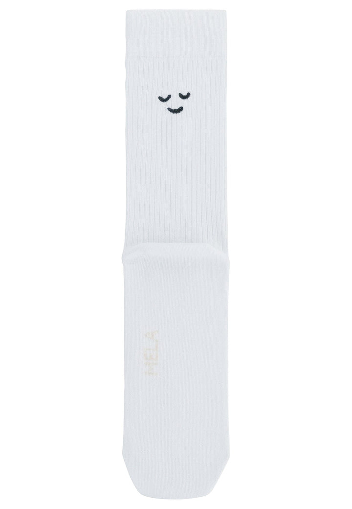 Socken 5er Pack Rippsocken Stickerei Smiley Moods von MELA – Ansicht 3