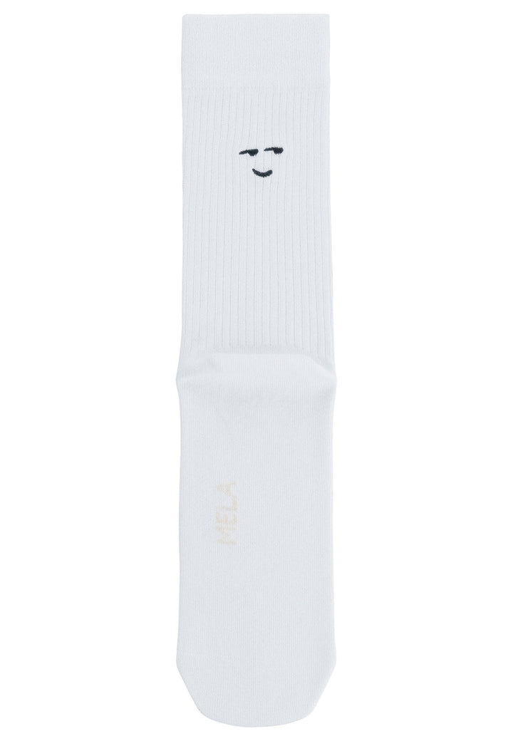 Socken 5er Pack Rippsocken Stickerei Smiley Moods von MELA – Ansicht 4