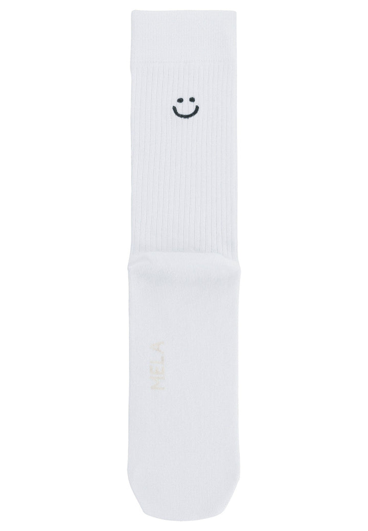 Socken 5er Pack Rippsocken Stickerei Smiley Moods von MELA – Ansicht 5